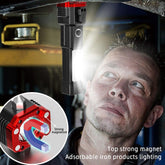 USB Charging Super Bright LED Flashlight with Safety Hammer Side Light Torch-TI00773-Veeddydropshipping